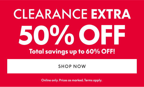50% Off Clearance