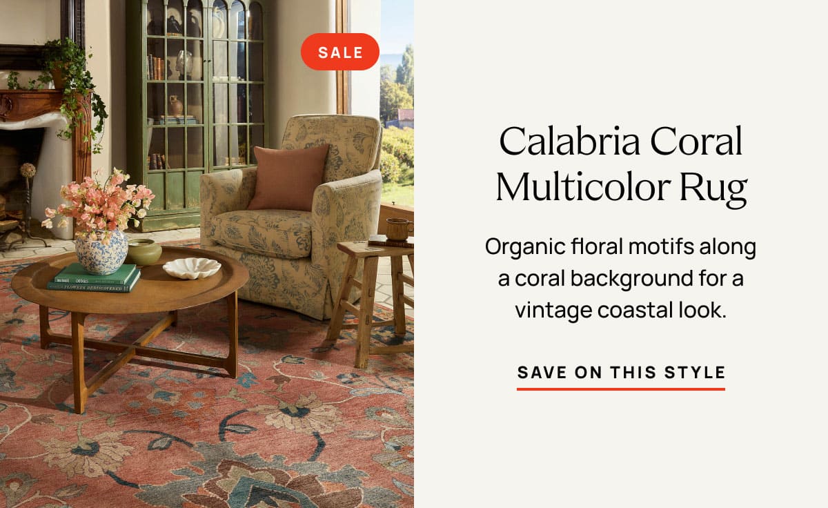 Calabria Coral Multicolor Rug | Save On This Style 