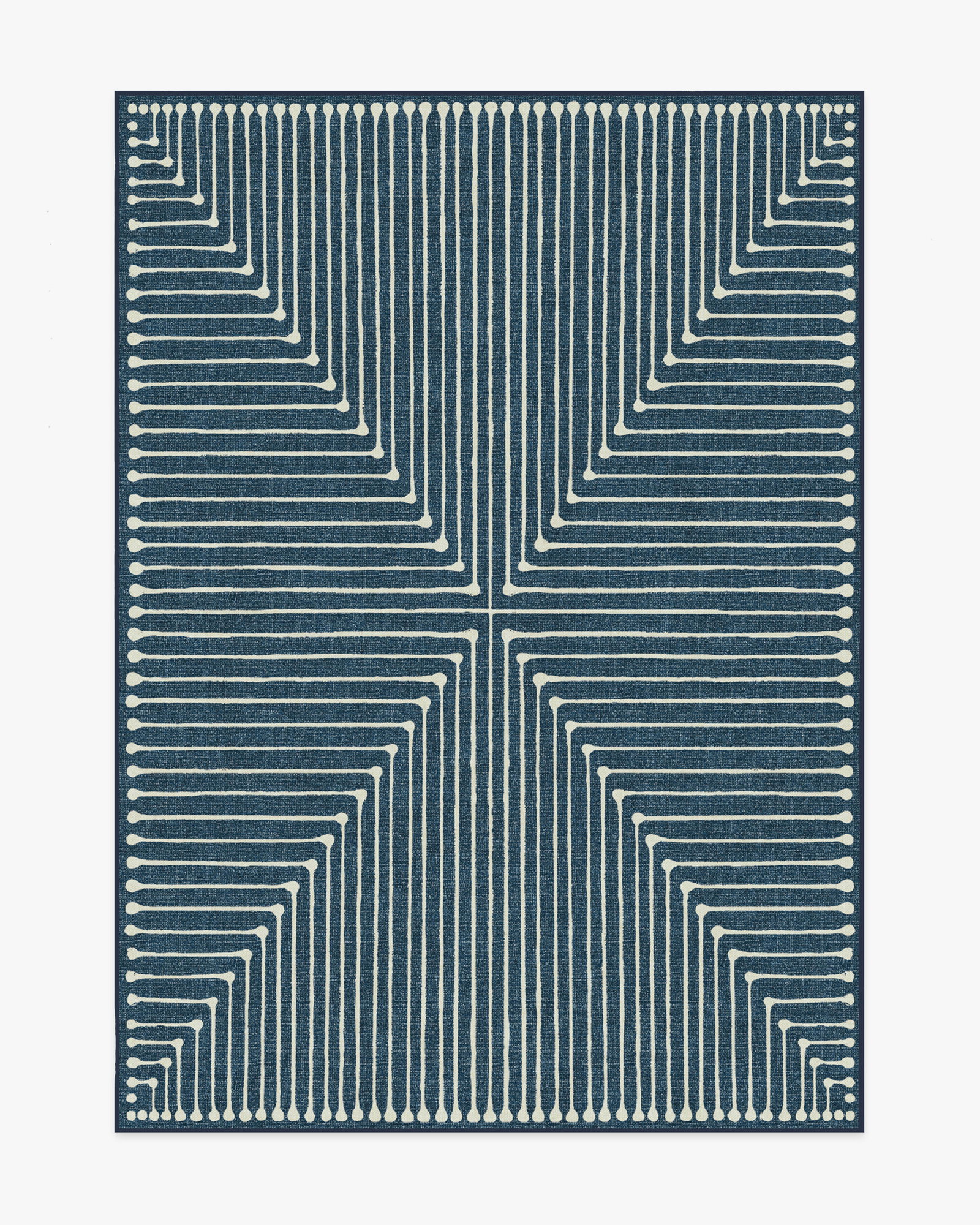 Image of Inkdrop Lapis Blue Rug by Jonathan Adler