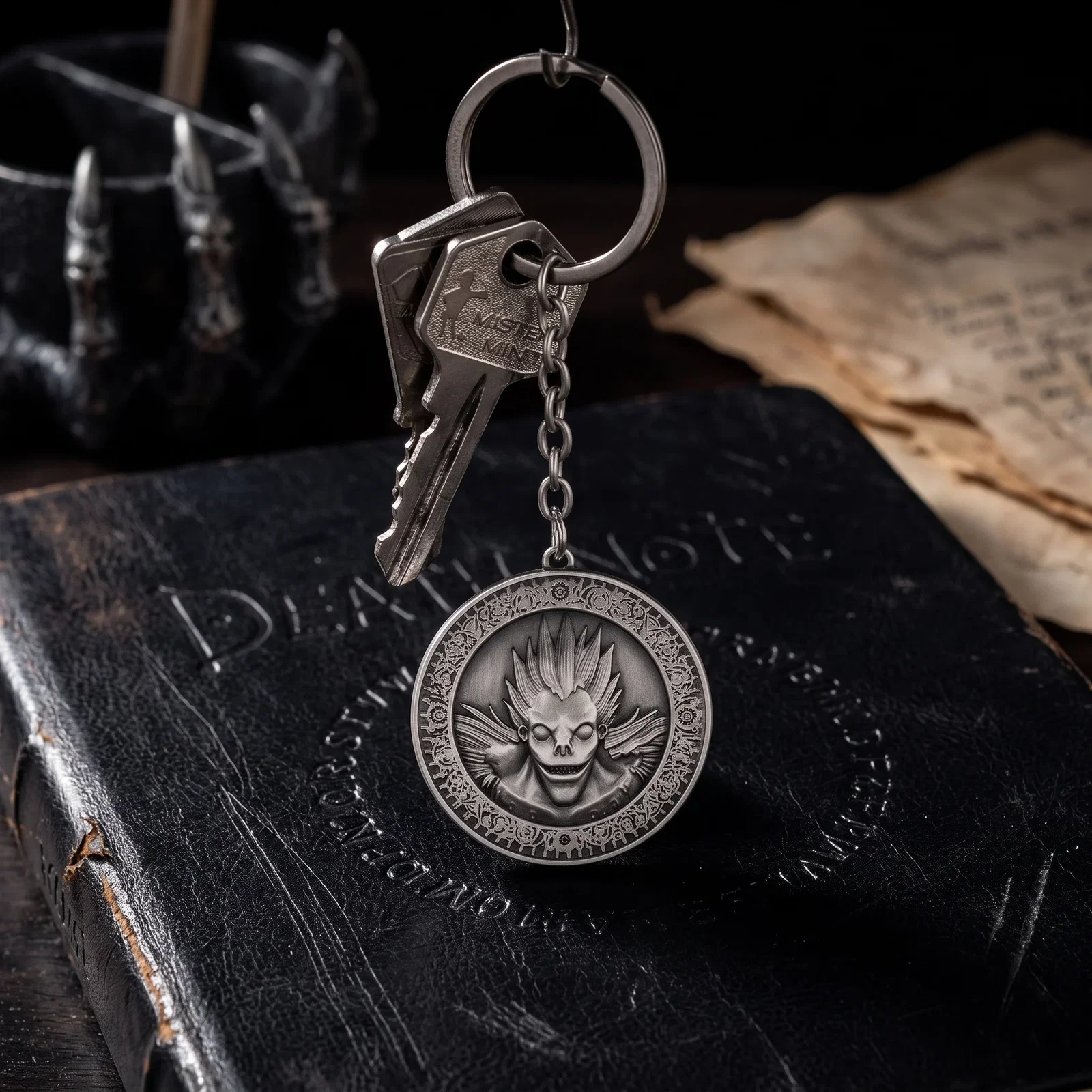 Death Note Schlüsselanhänger – Ryuk Medaille