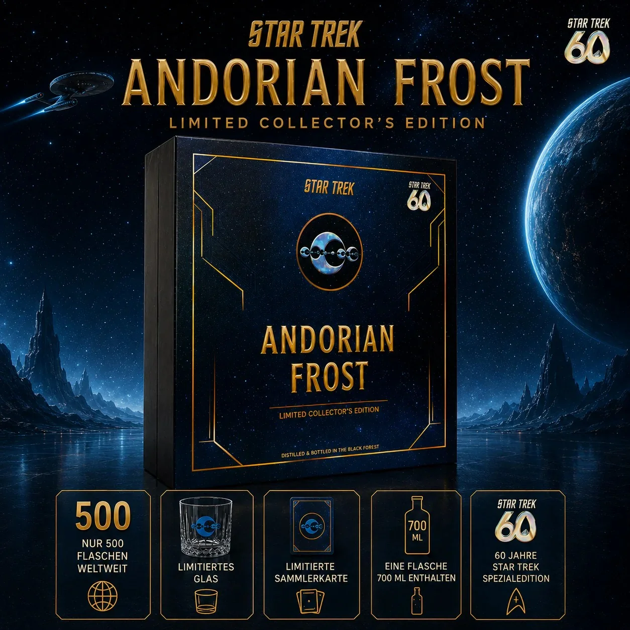 Star Trek Andorian Frost Gin Collector's Edition