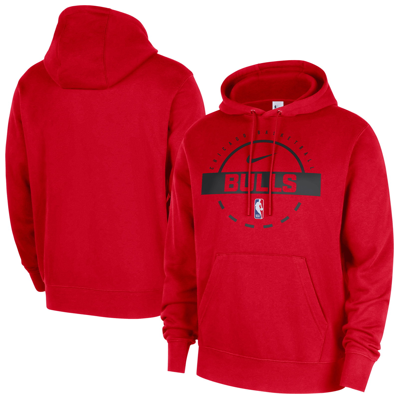 Chicago Bulls Nike Practice Hoodie - Mens