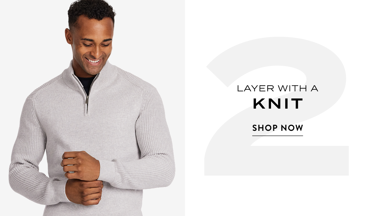 Layer With A Knit