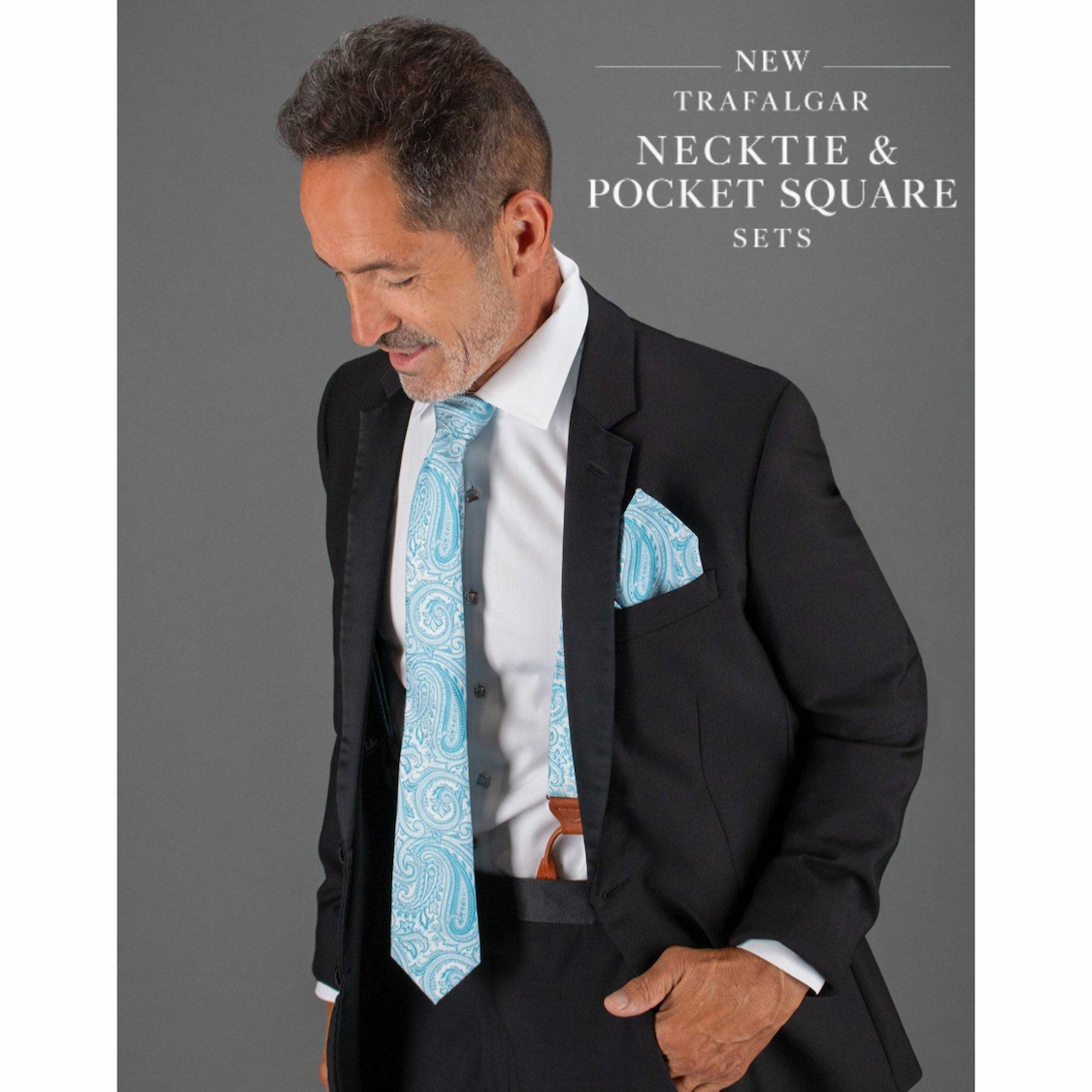 New Trafalgar Necktie and Pocket square sets