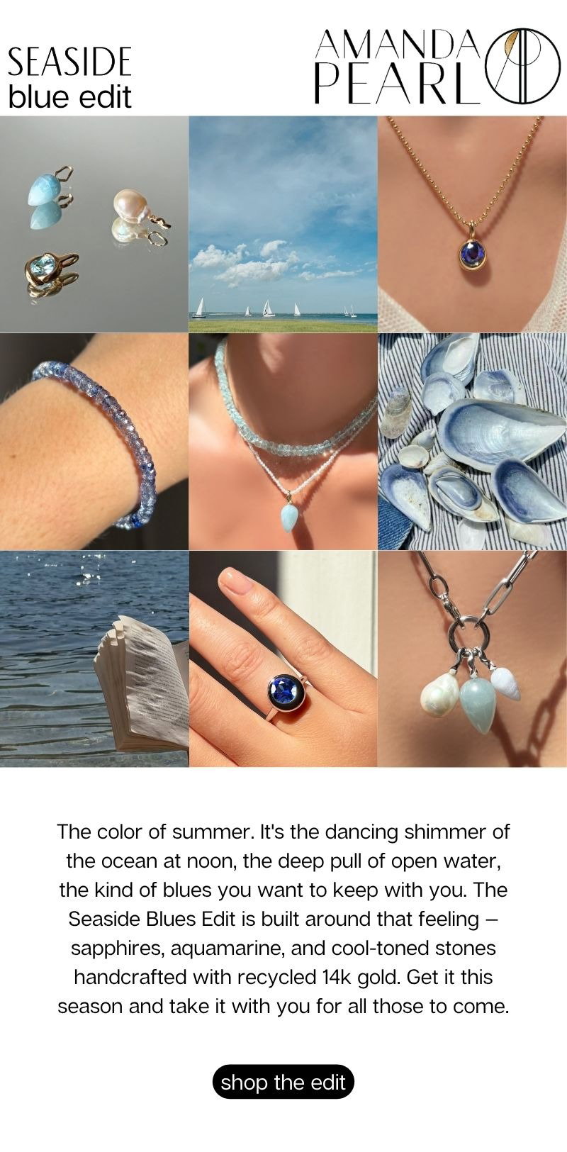 explore the seaside blue edit