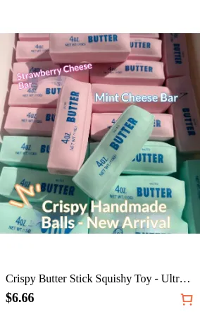 Crispy Butter Stick Squishy Toy -...