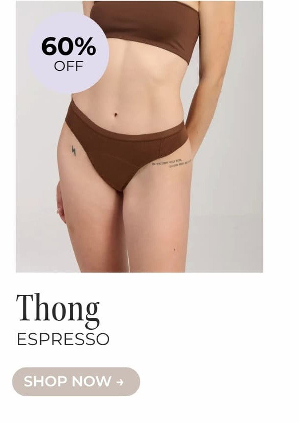SHOP ESSENTIAL THONG IN ESPRESSO