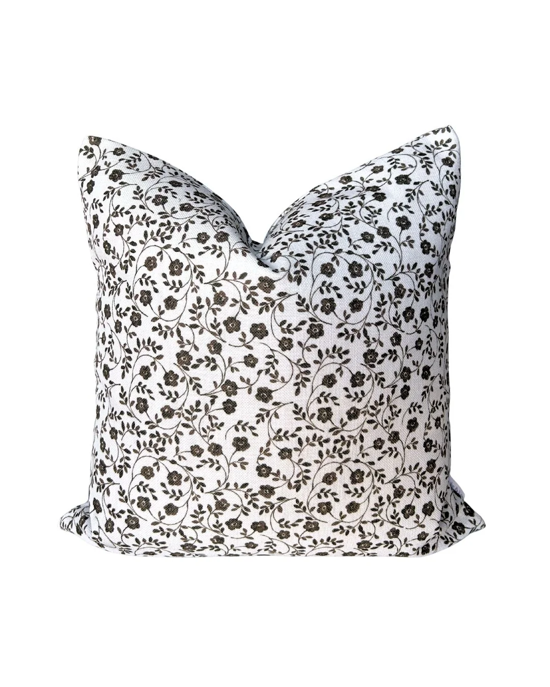 Image of Market Floral Pillow in Latte