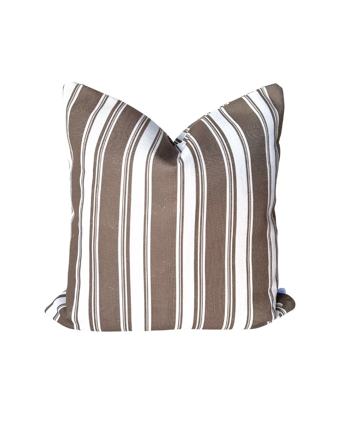 Image of Broad Street Stripe Pillow in Latte