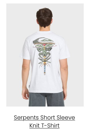 Serpents Short Sleeve Knit T-Shirt