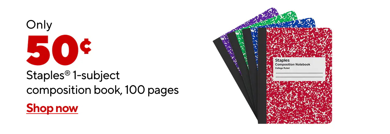 $.50 Marble Composition Books