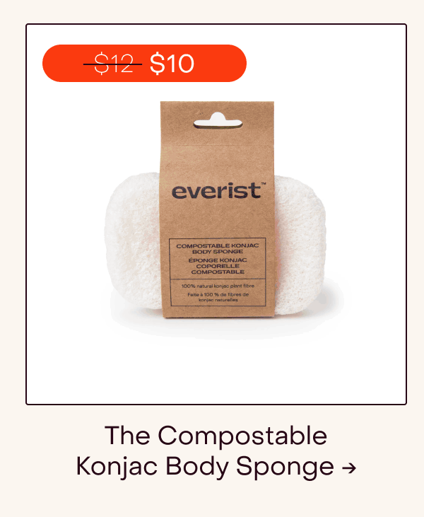 The Compostable Konjac Body Sponge →