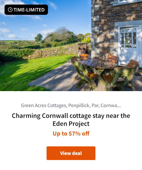 Charming Cornwall cottage stay near the Eden Project