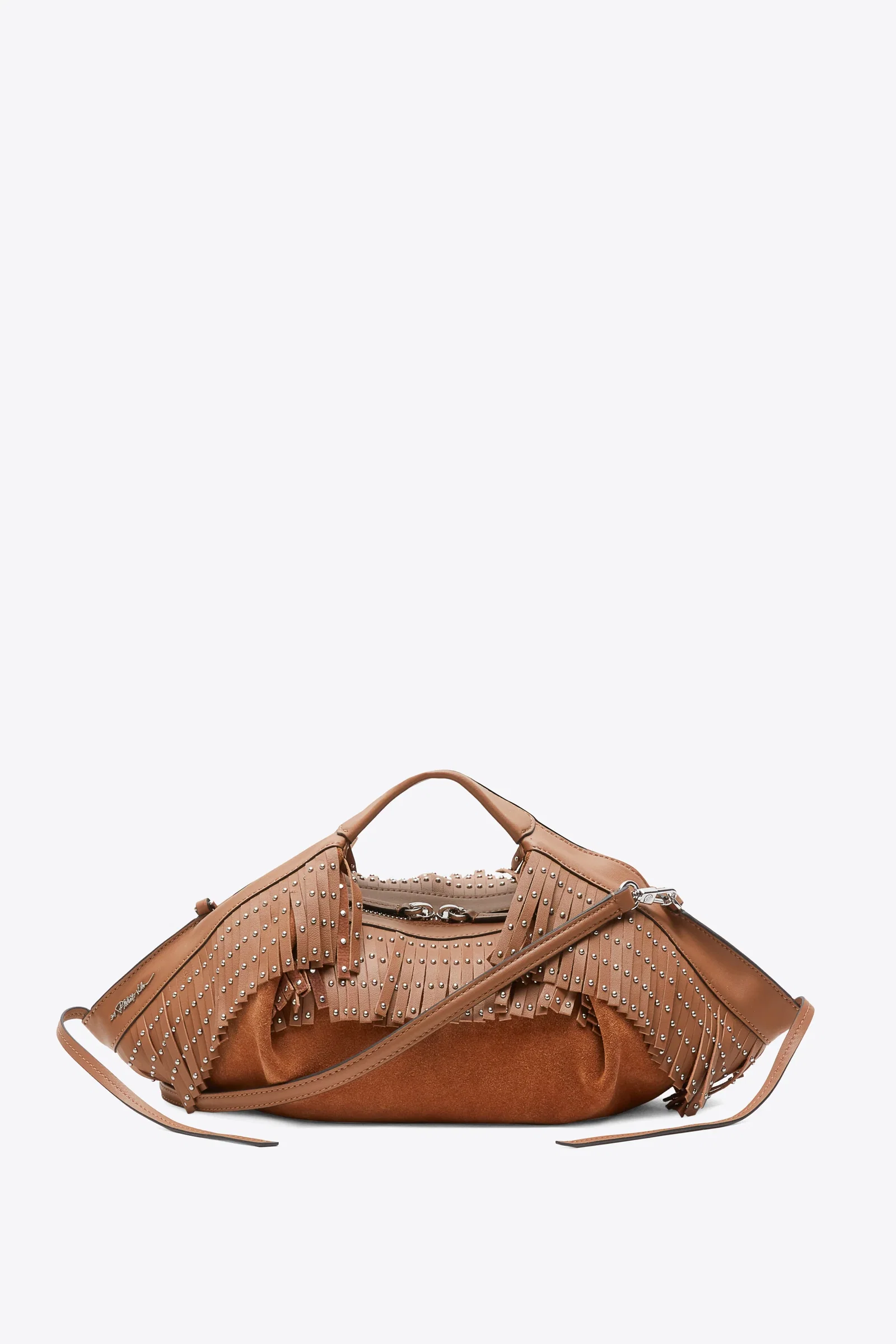 Image of Suede Fringe Mini Luna