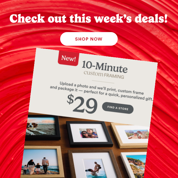 Check out this week's deals - Shop now