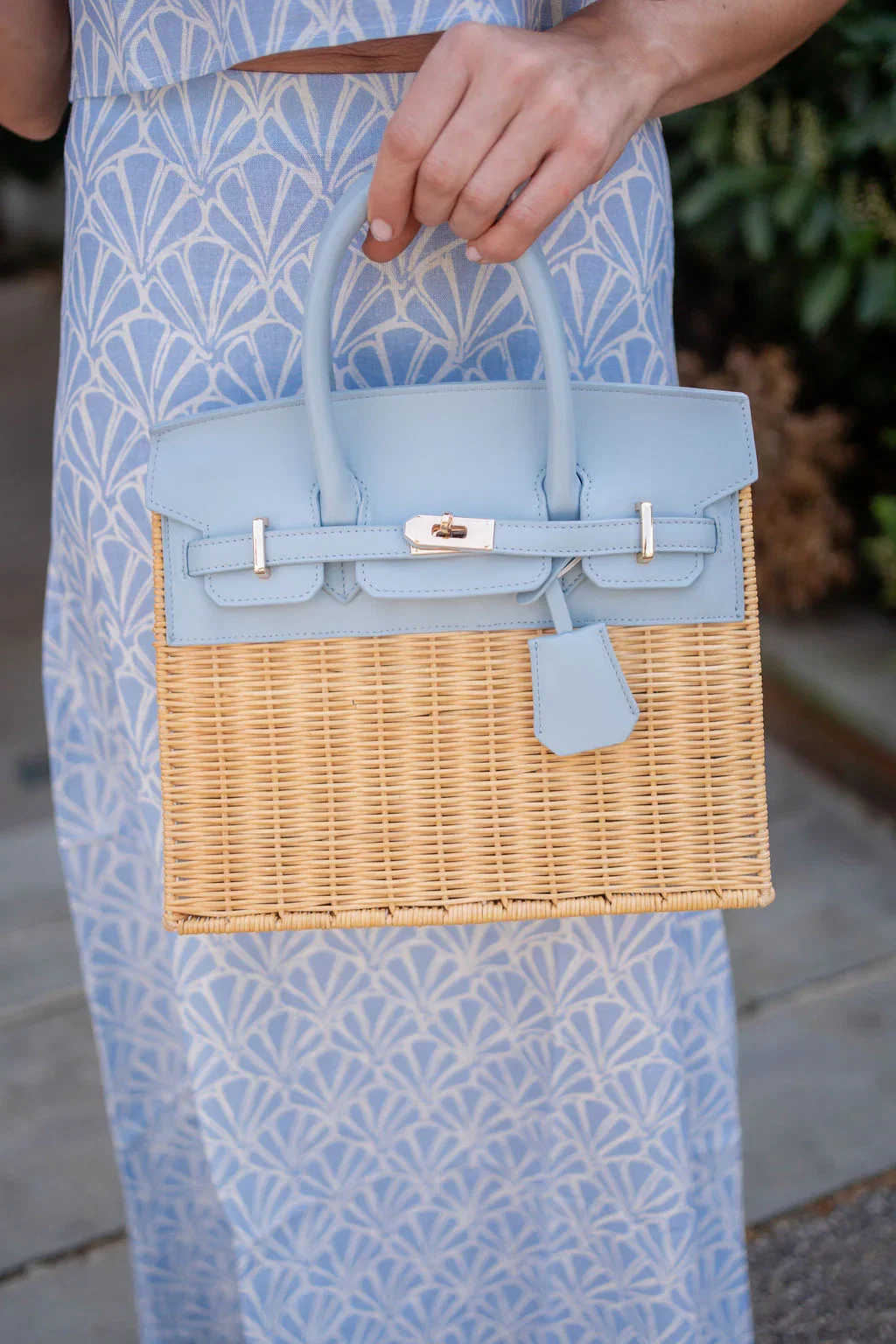 Image of Margo Wicker Handbag- Colored