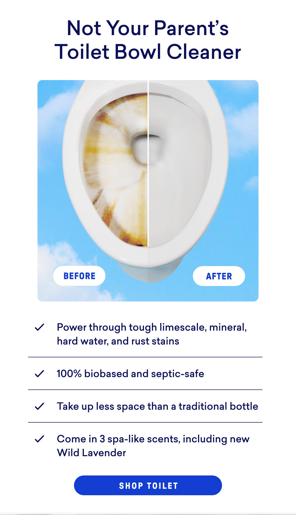 See what makes Wild Lavender Toilet Bowl Cleaner Tablets different!