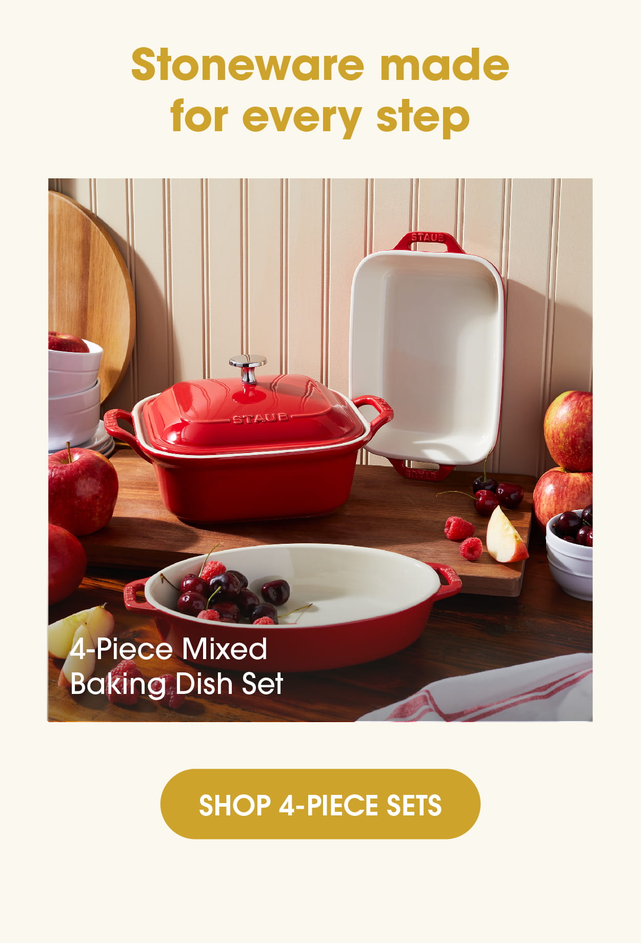 4-Piece Baking Dish Sets