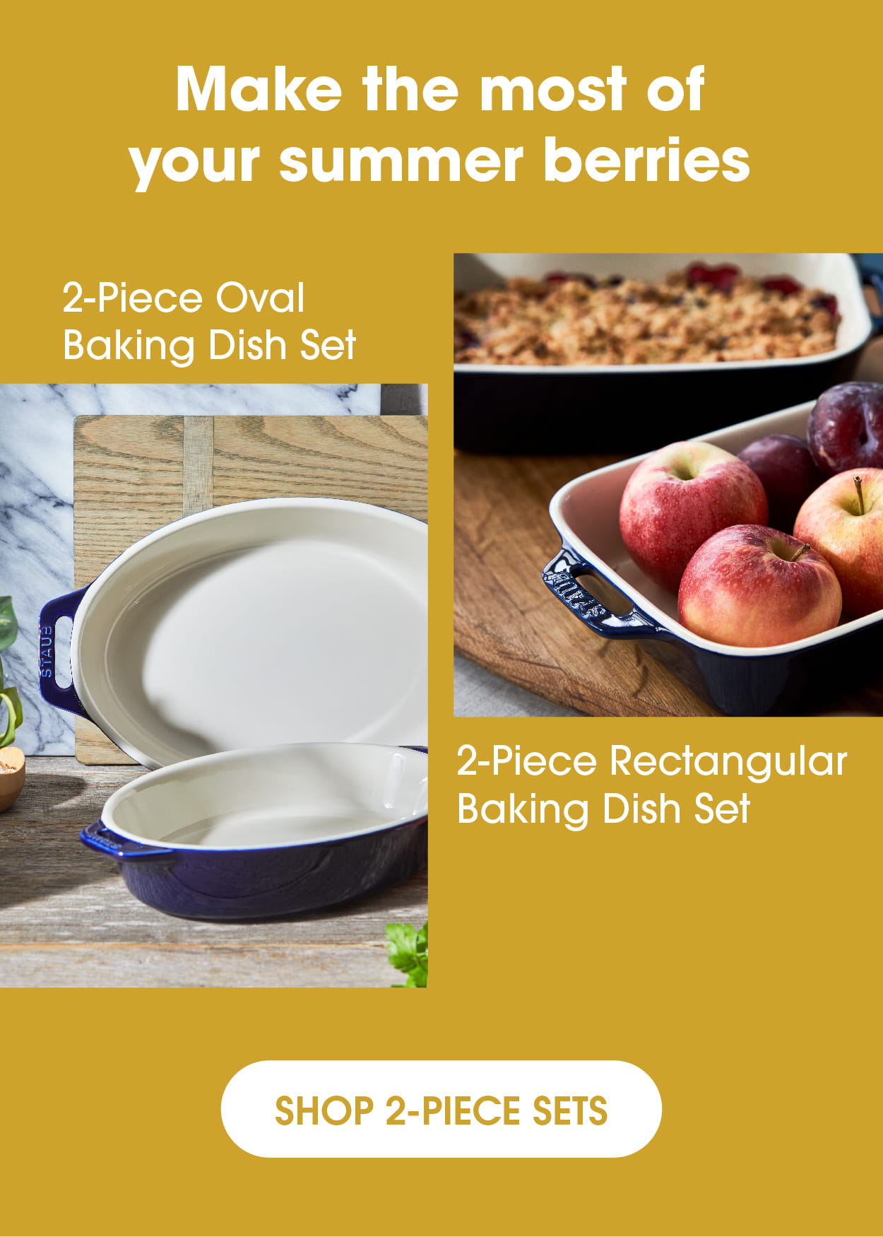 2-Piece Baking Dish Sets
