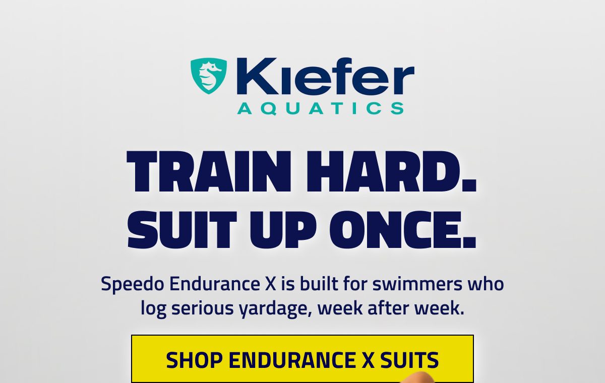 Train hard. Suit up once. Speedo Endurance X is built for swimmers who log serious yardage, week after week. Shop endurance x suits.