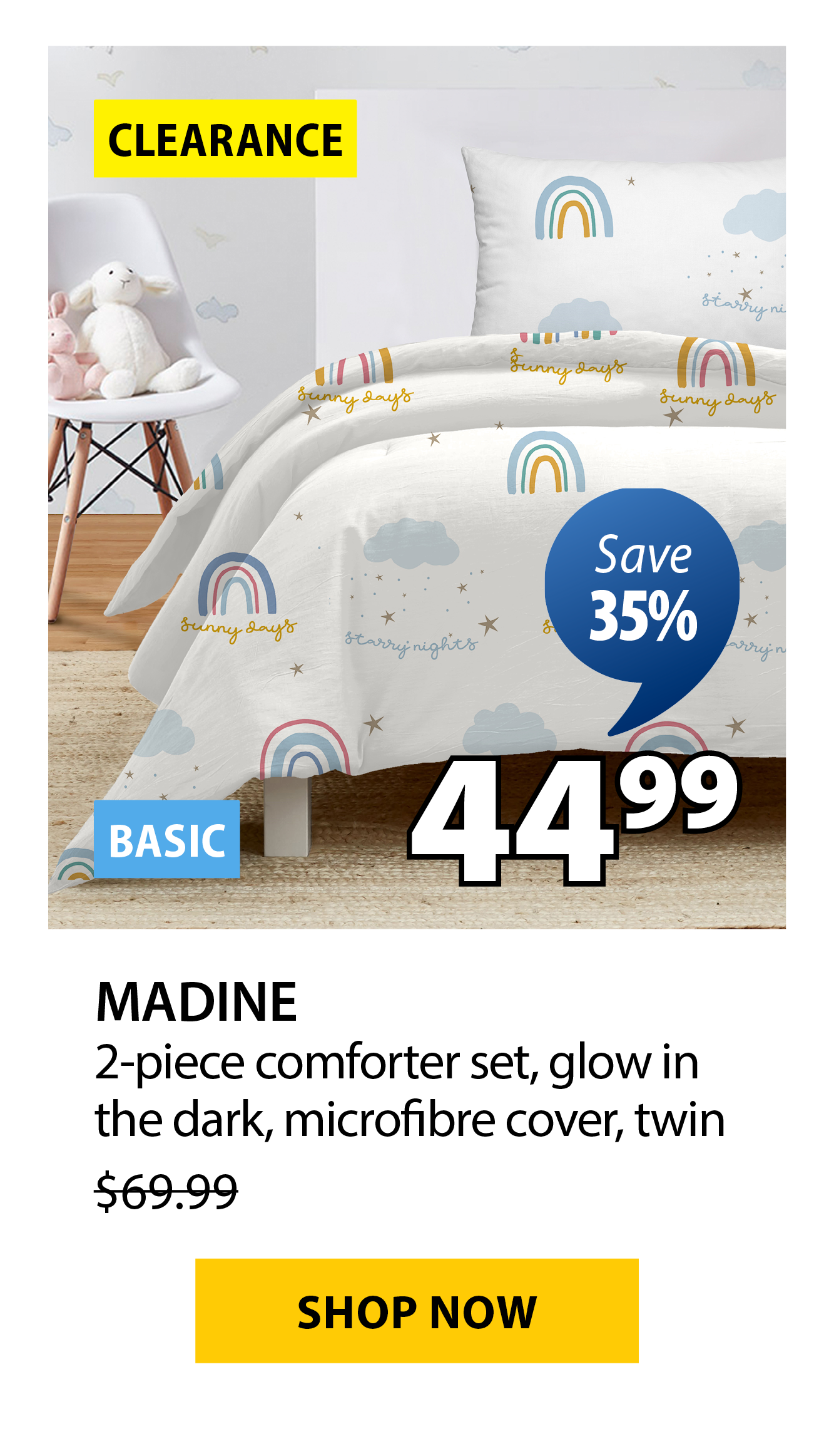 MADINE 2-piece comforter set | Save 35%