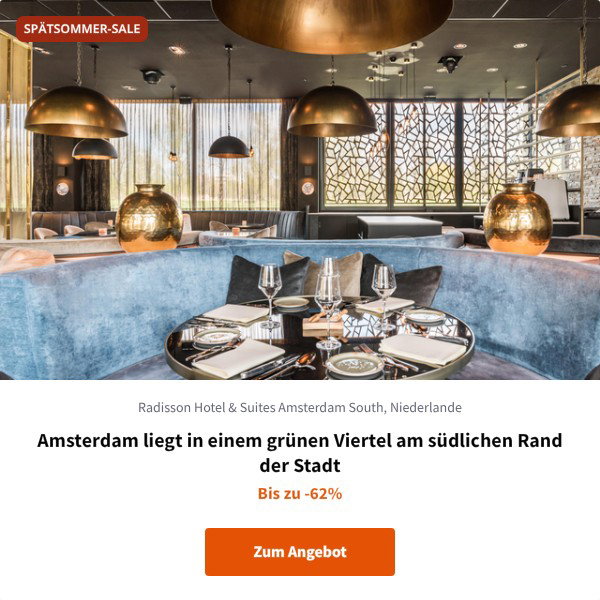 Amsterdam liegt in einem grünen Viertel am südlichen Rand der Stadt