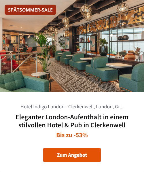 Eleganter London-Aufenthalt in einem stilvollen Hotel &amp; Pub in Clerkenwell