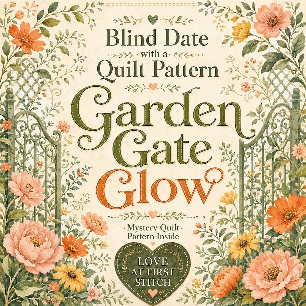 Image of Garden Gate Glow - Blind Date with a Quilt Pattern Kit