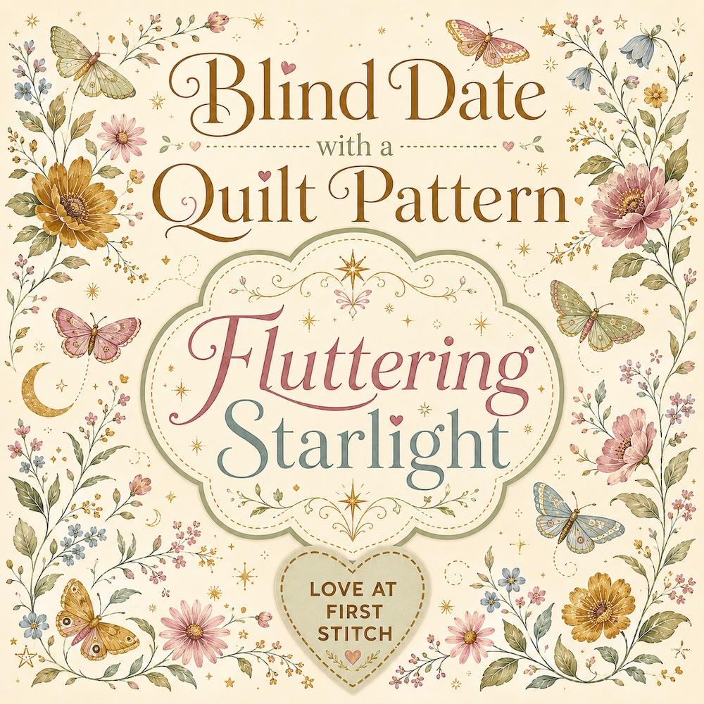 Image of Fluttering Starlight - Blind Date with a Quilt Pattern Kit