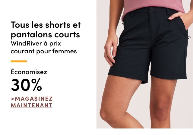 Tous les shorts et pantalons courts WindRiver à prix courant pour femmes économisez 30%