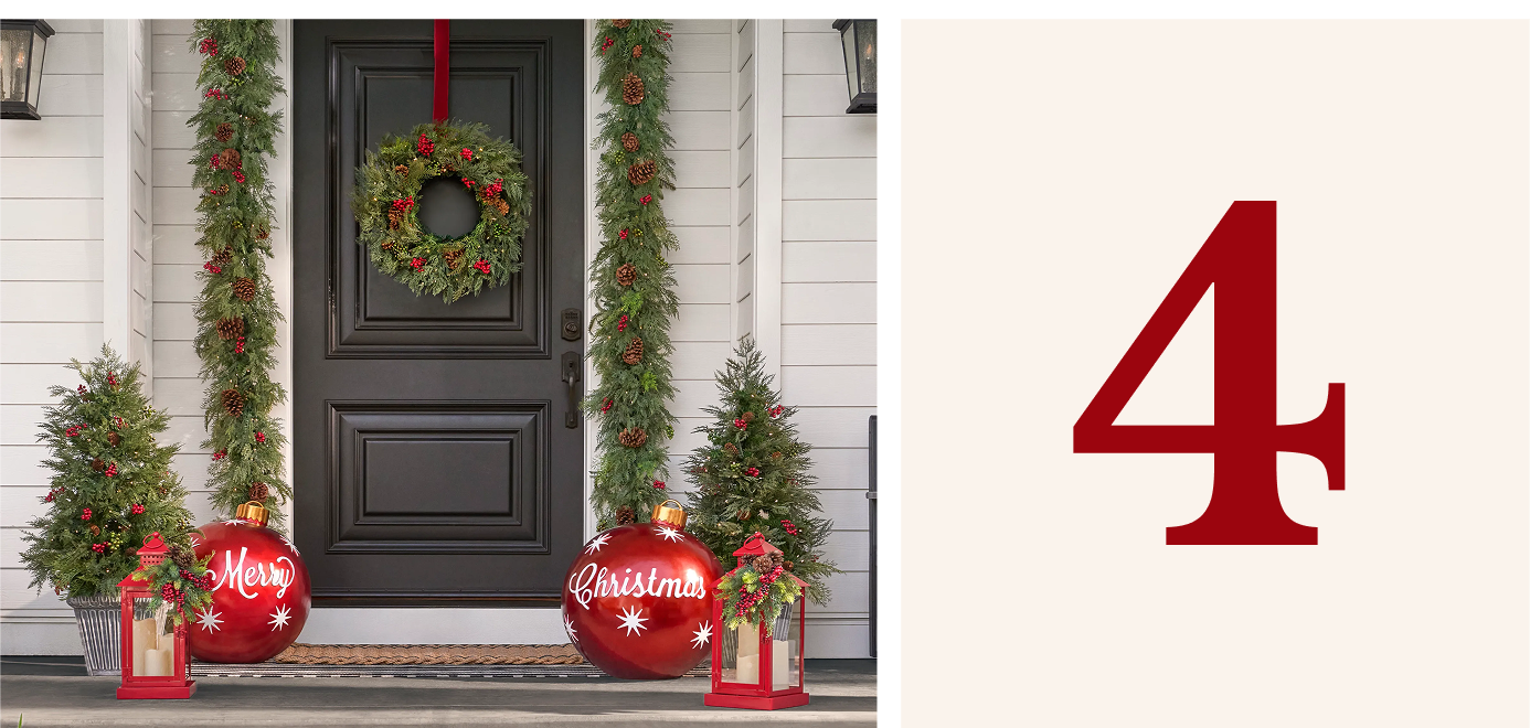 Outdoor Merry Christmas Ornament Set