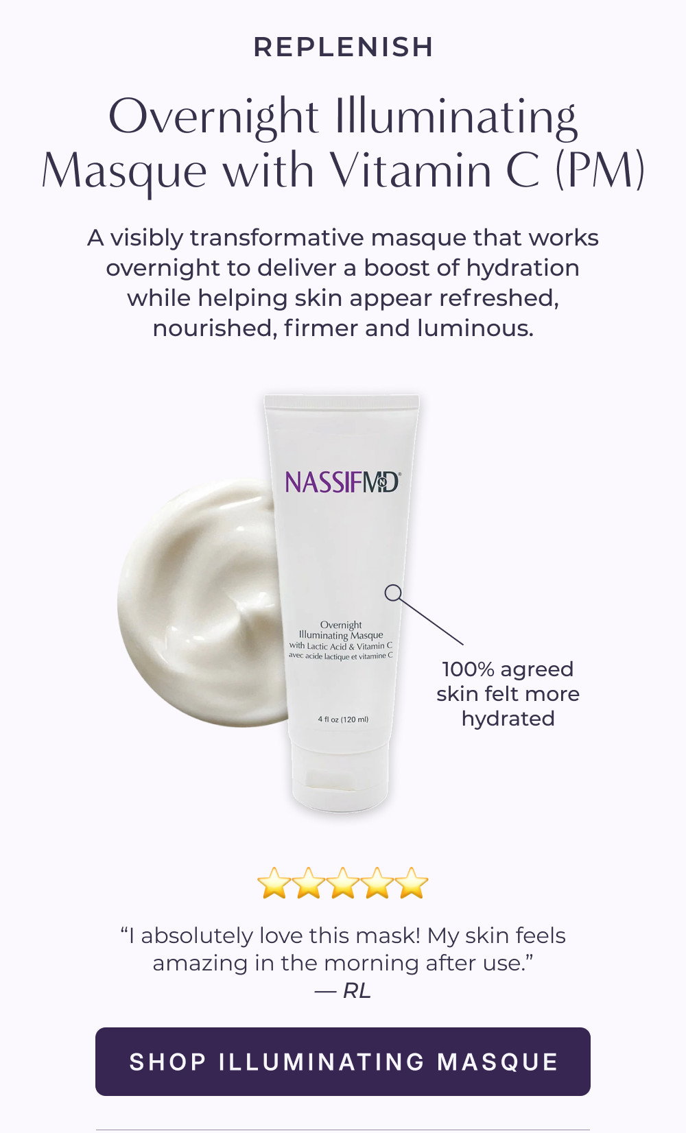 REPLENISH - Overnight Illuminating Masque with Vitamin C (PM)