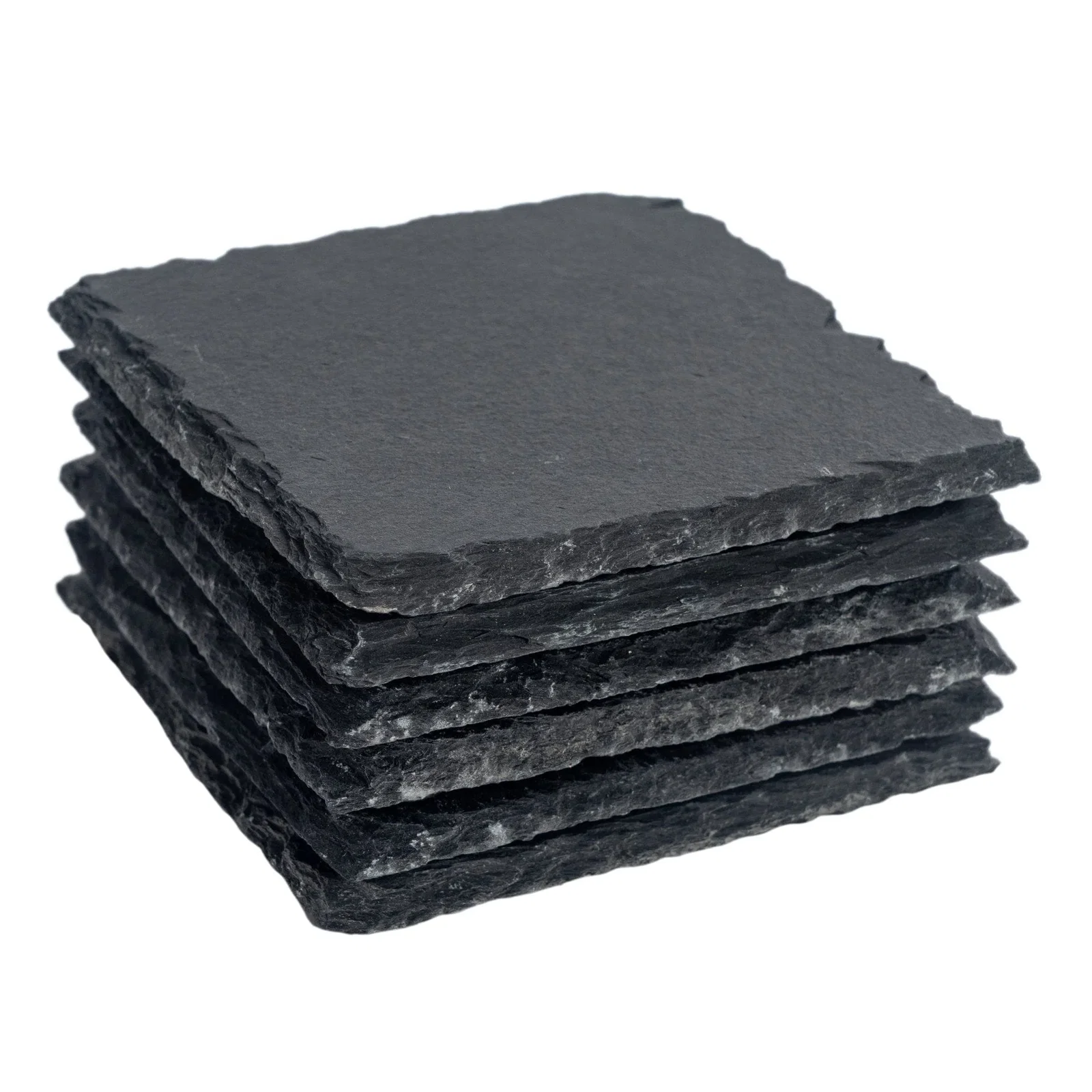 Square Slate Coasters - Pack of 6