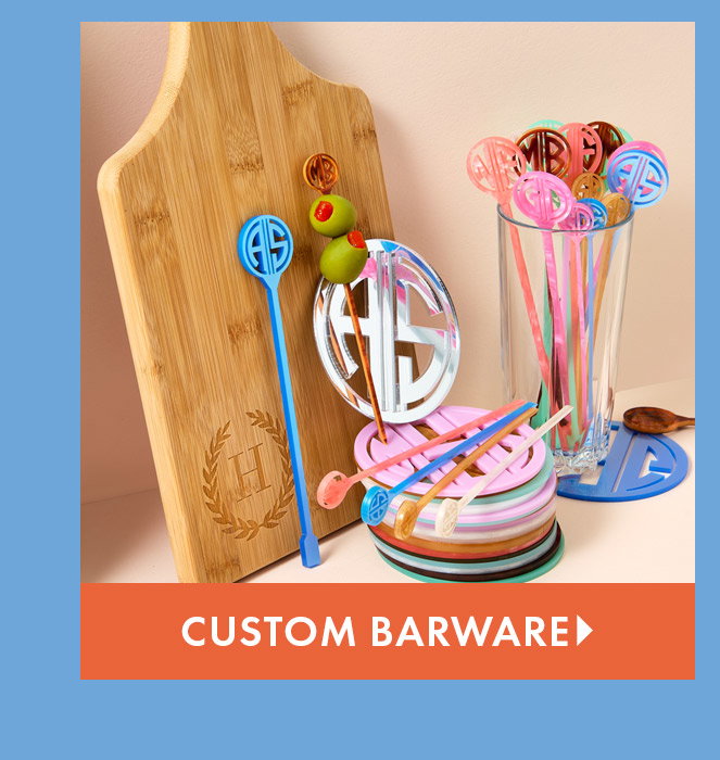 Custom Barware & Coasters