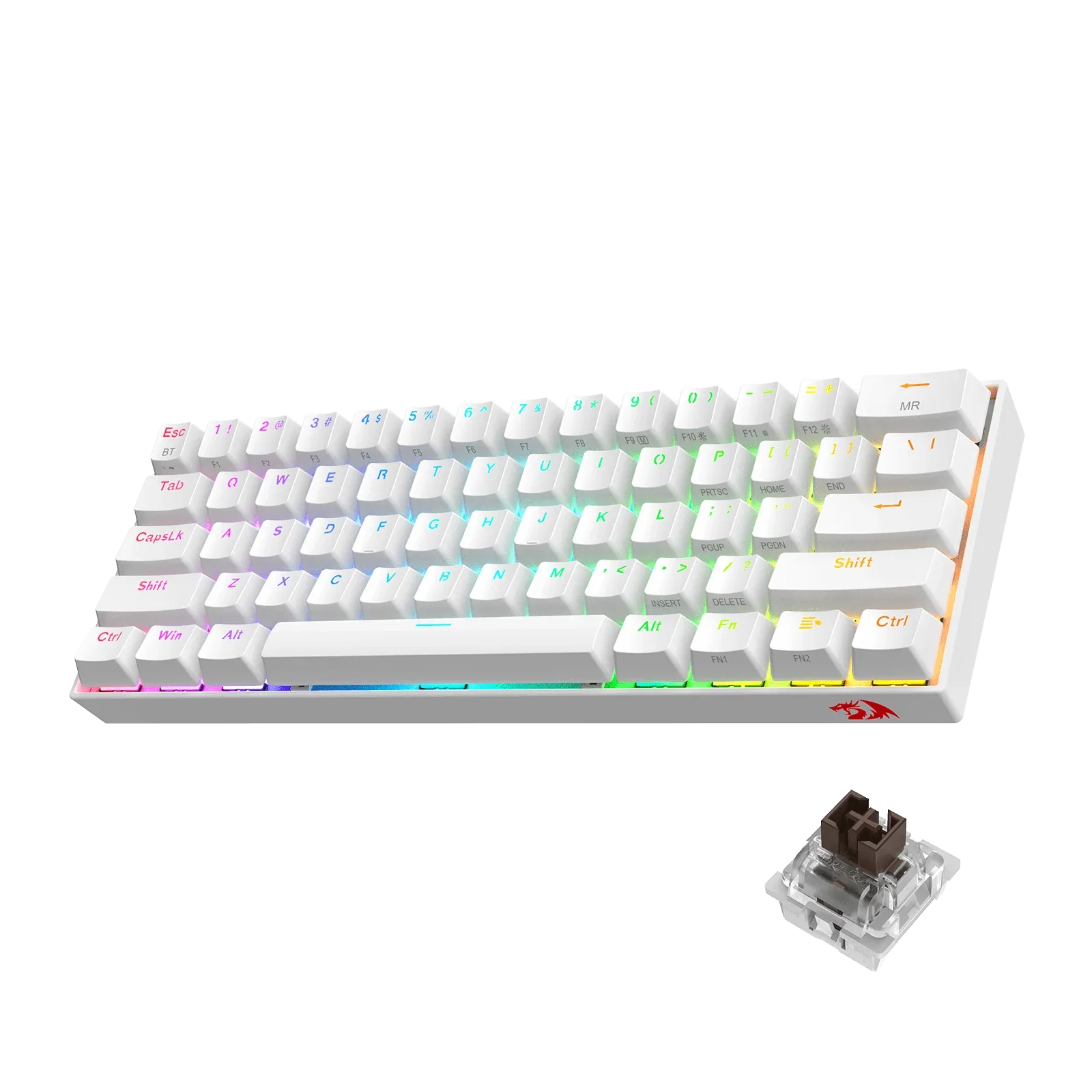 Image of DRACONIC K530 PRO WHITE (Brown Switches)