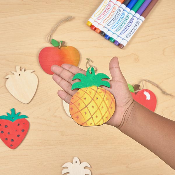 Colorations® Summer Fruit Fun Craft Kit - Makes 12 Crafts