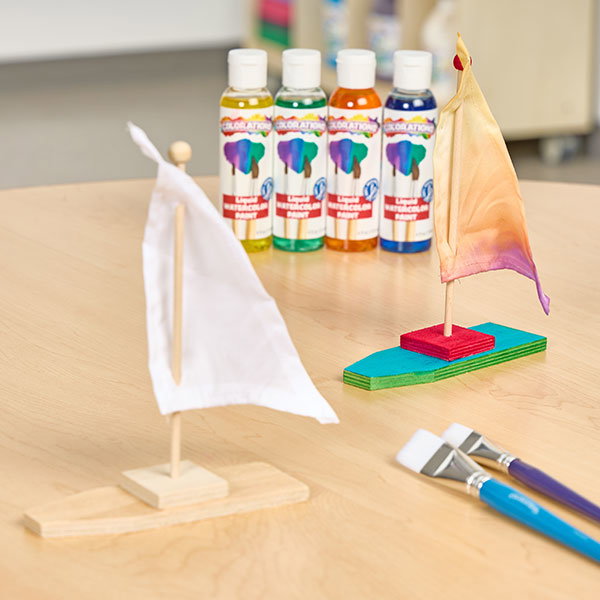 Colorations® Camp Create & Sail Boats - Makes 12 Crafts