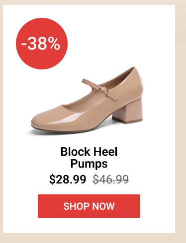 Block Heel Pumps