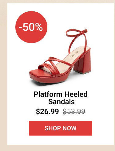 Platform Heeled Sandals