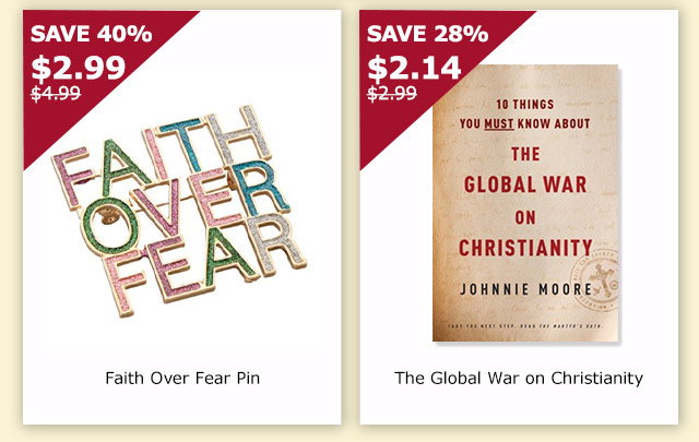 Faith over Fear Pin | The Global War on Christianity