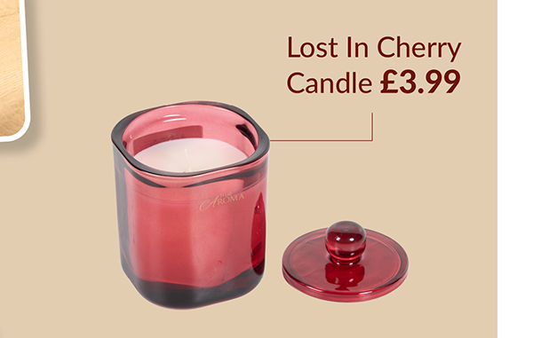 lost in cherry candle £3.99