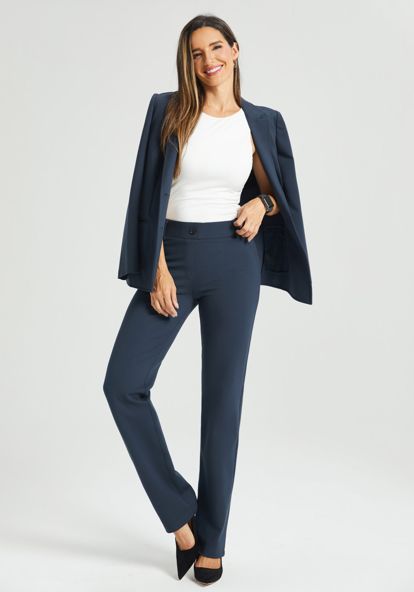 CLASSIC DPYP DRESS PANT YOGA PANT | STRAIGHT (NAVY)