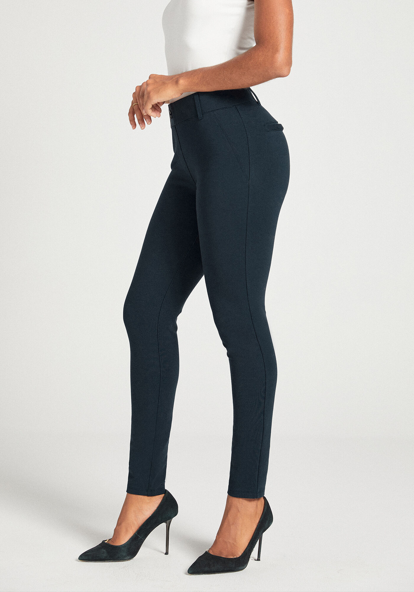 CLASSIC DPYP DRESS PANT YOGA PANT  | SKINNY ( NAVY)