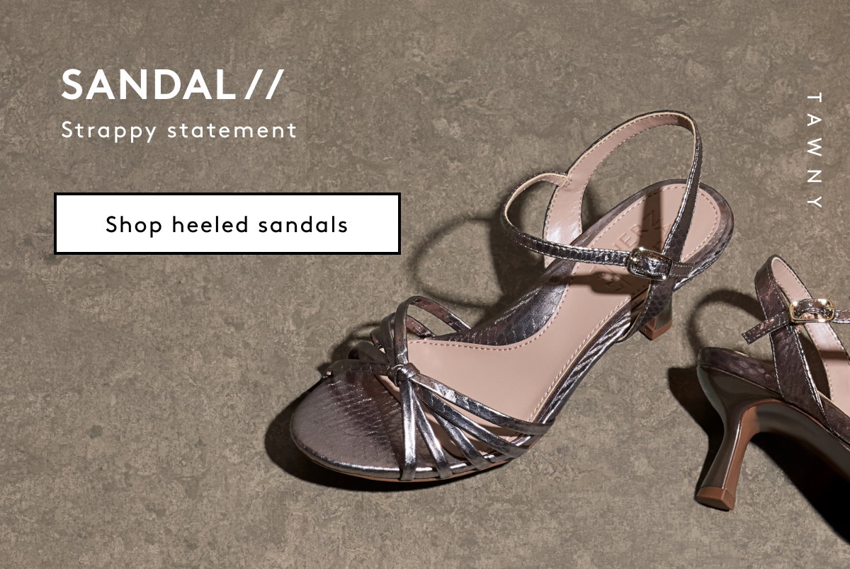 Sandal // Strappy Statement | Shop Heeled Sandals