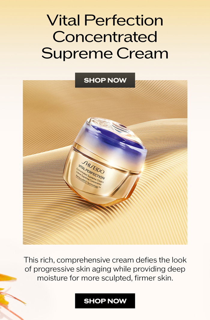 This rich, comprehensive cream defies the look of progressive skin aging while providing deep moisture for more sculpted, firmer skin.