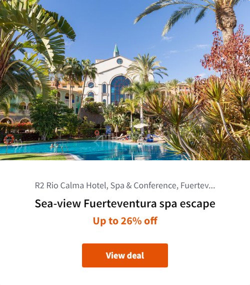 Sea-view Fuerteventura spa escape