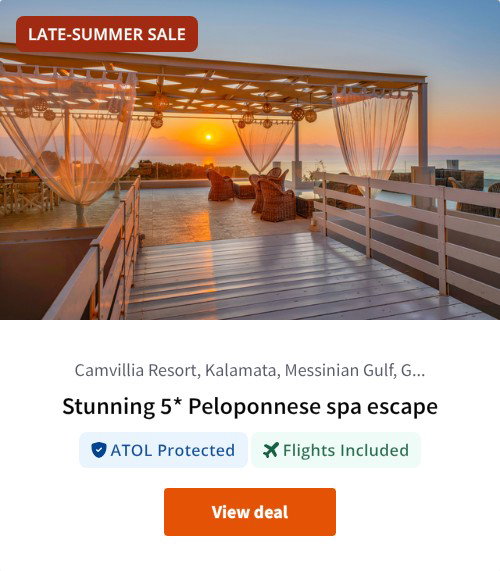 Stunning 5* Peloponnese spa escape