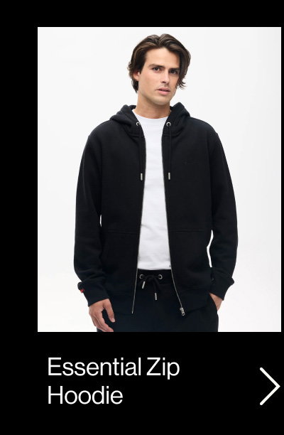 Essential Zip Slim Fit Hoodie