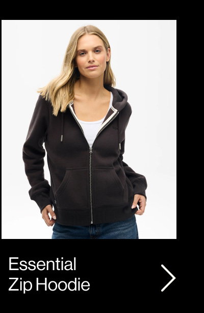 Essential Zip Slim Fit Hoodie