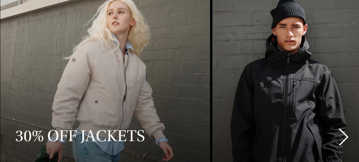 Shop Now: 30% Off Full Price Jackets